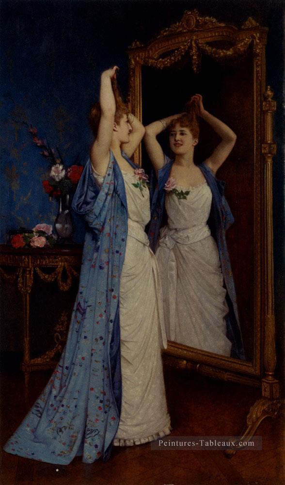 La Toilette femme Auguste Toulmouche Peintures à l'huile